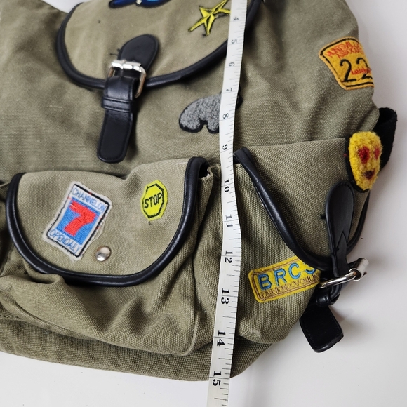 DREAM CONTROL Utility Multi-Pocket Backpack With Patches UNISEX - Picture 7 of 13